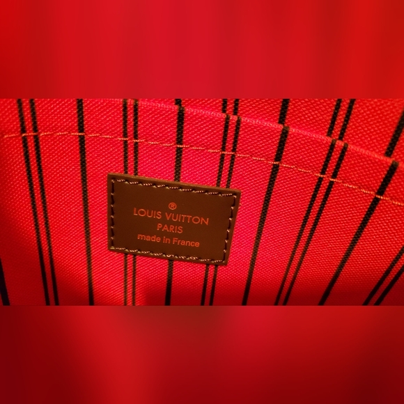 Louis Vuitton Neverfull MM GM Damier Ebene Pouch - Picture 9 of 12